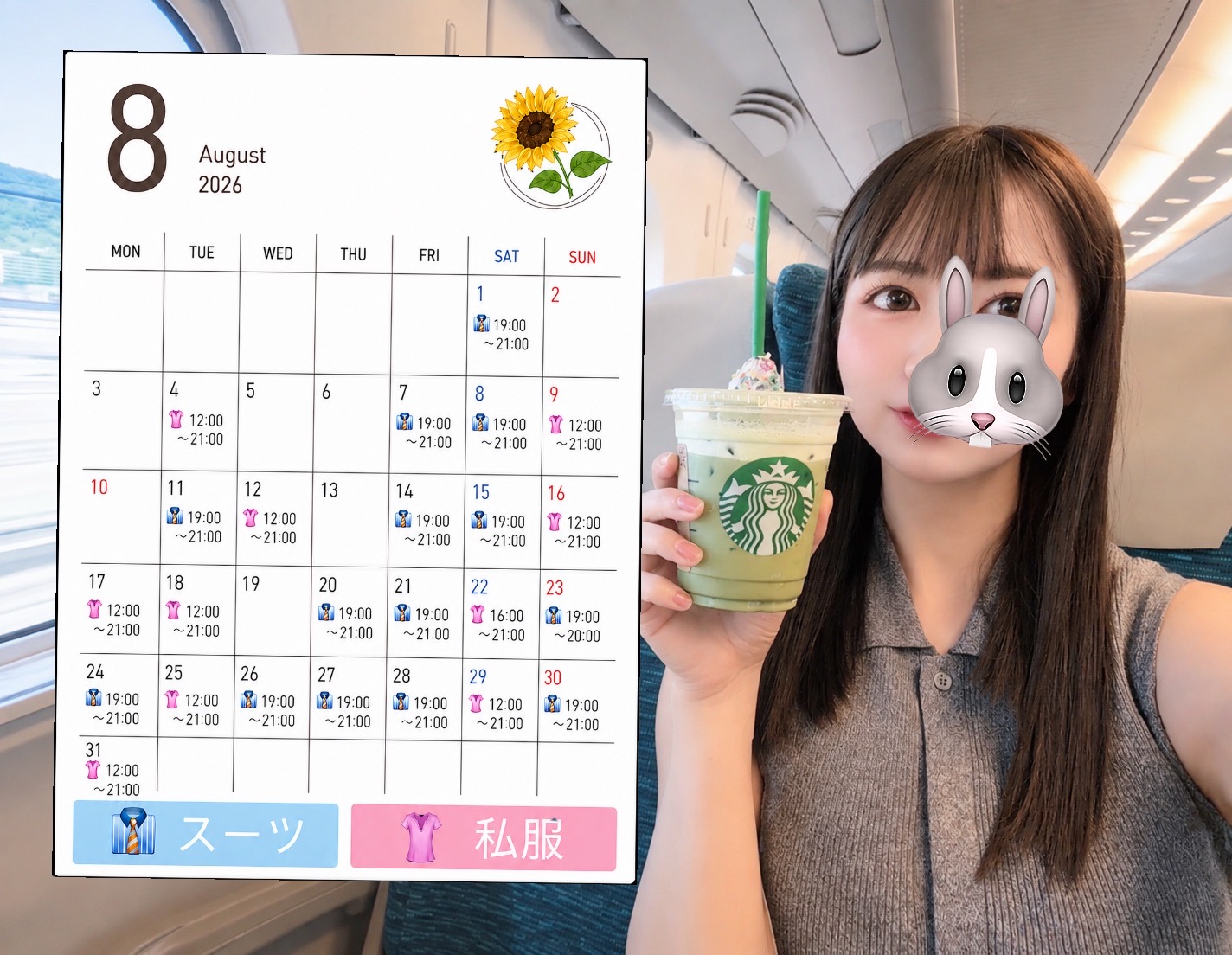 【8月スケジュール🆙】頑張るよ〜🎶
